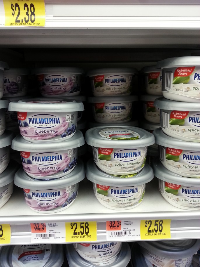 Philadephia cream cheese