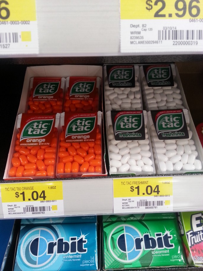 Tic Tac Walmart 