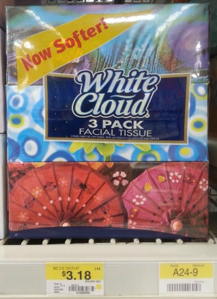 White Cloud Tissues 3pk