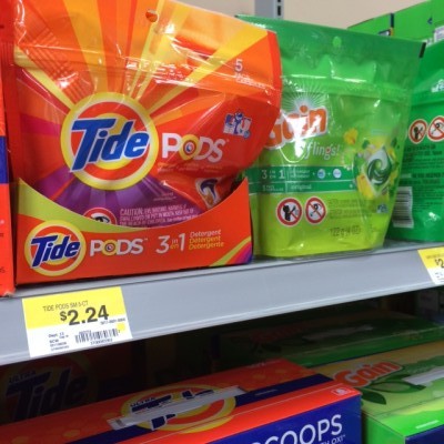 Tide Pods Gain Flings Walmart