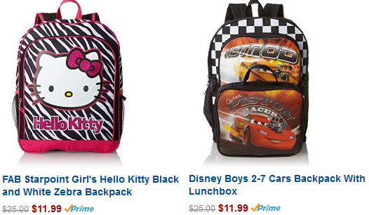 amazon backpack sale