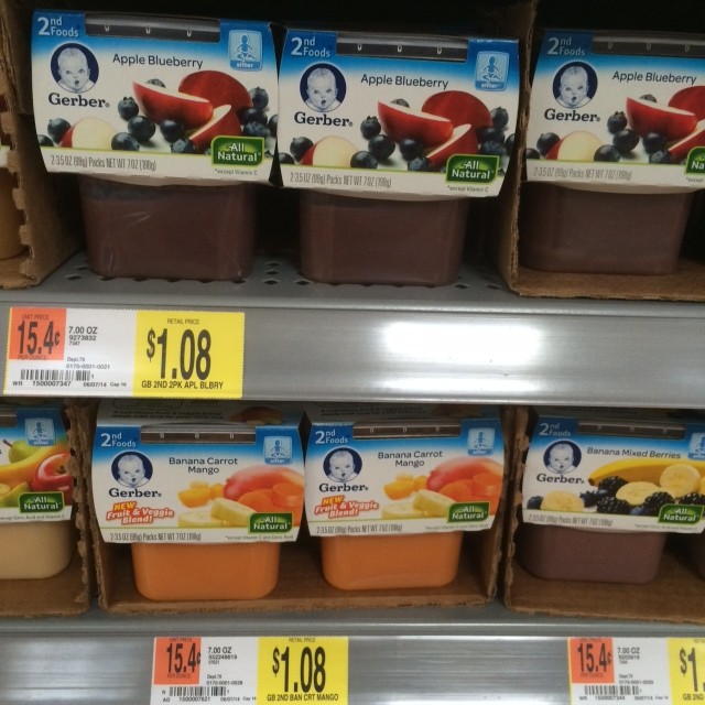 gerber 2 foods walmart