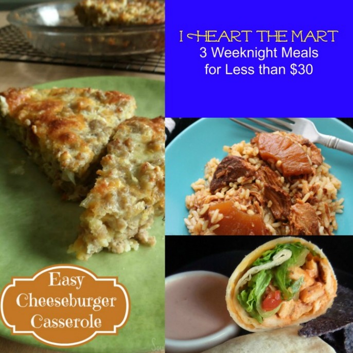 3 weeknight meals for less than $30
