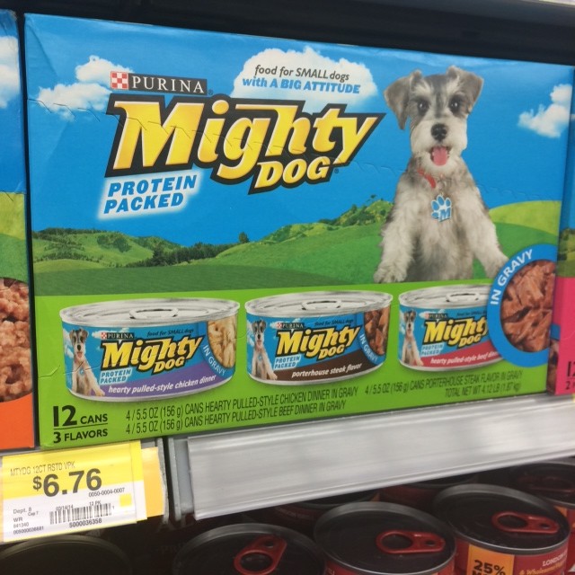 mighty dog food walmart