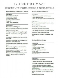 Recipe Printable Week Aug 28
