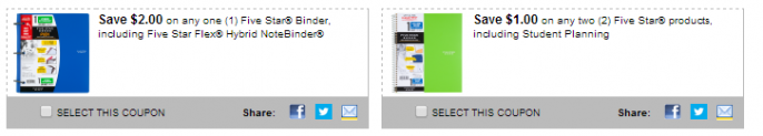 five star coupon