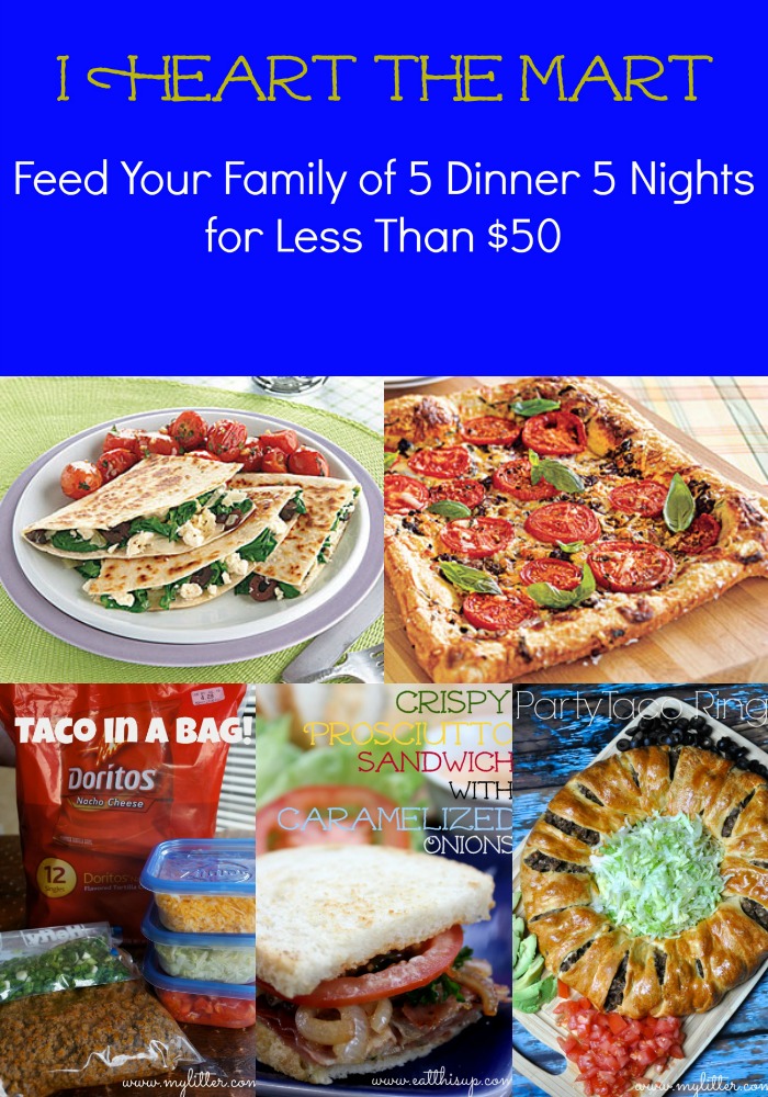 Feed Your Family of 5 Dinner 5 Nights for Less Than $50