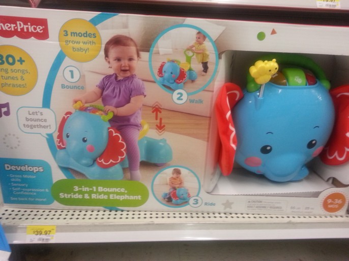 fisher price bounce elephant