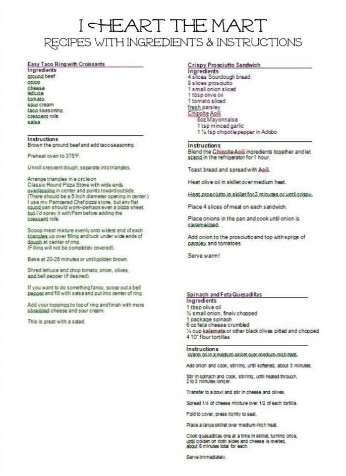 recipes sept 19 2