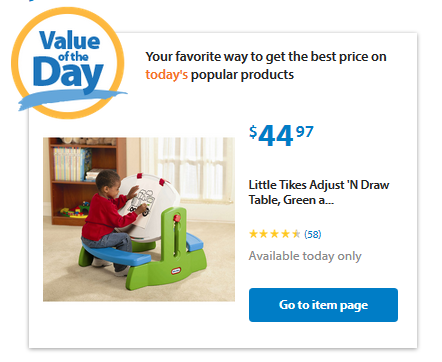walmart value of the day