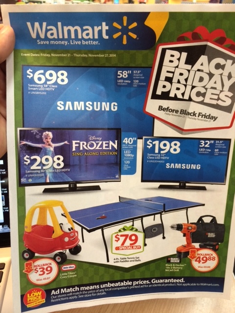 Early Black Friday Walmart