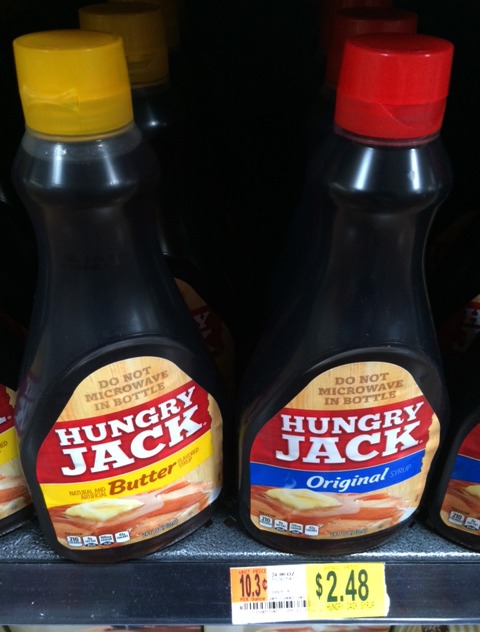 Hungry Jack Syrup at Walmart