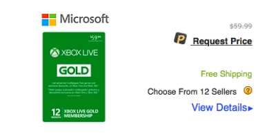 Xbox Live Newegg