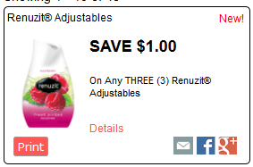 renuzit coupon
