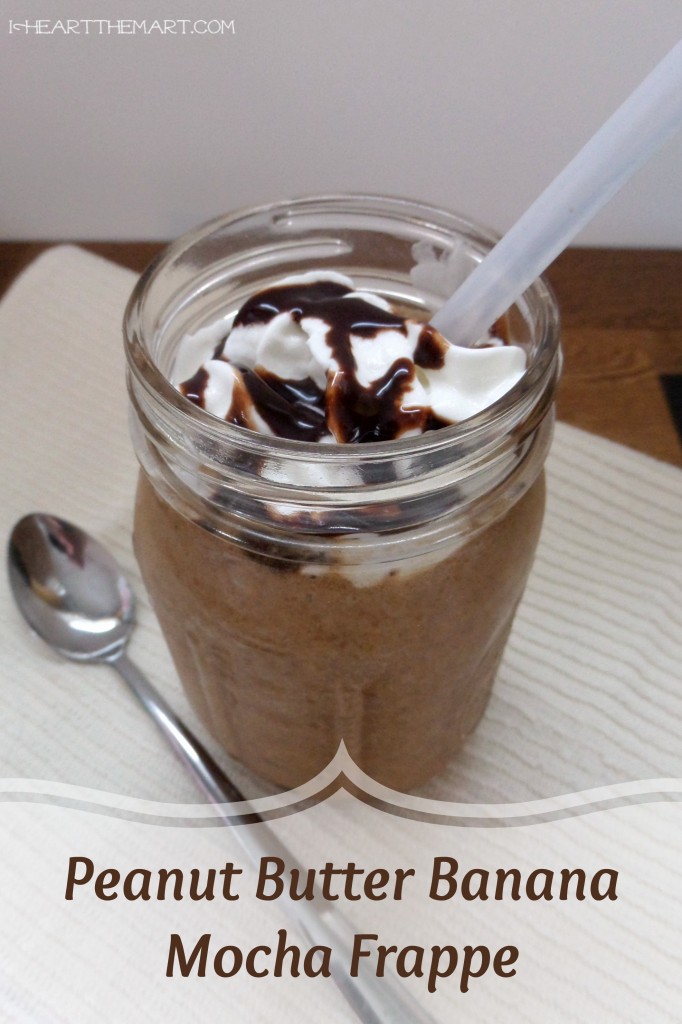 Peanut Butter Banana Mocha Frappe