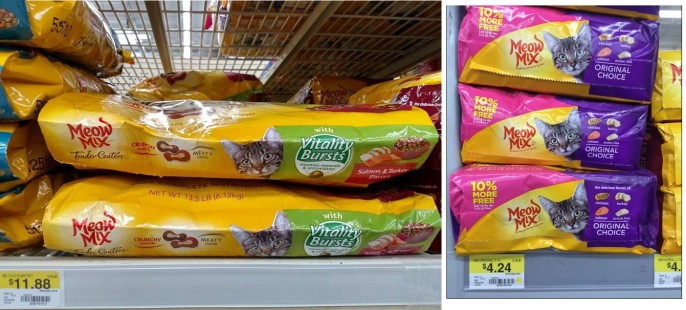 Meow Mix Walmart 2 1