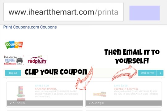 How to get coupons mailed to you