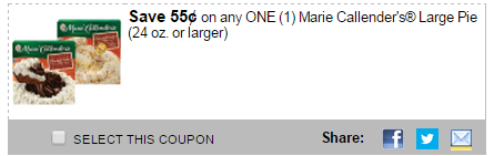 marie callender coupon