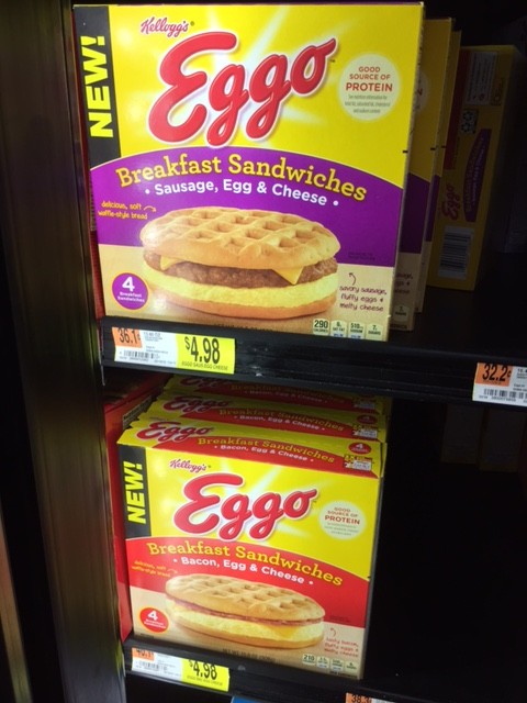 Eggo Egg & Cheese Sandwiches