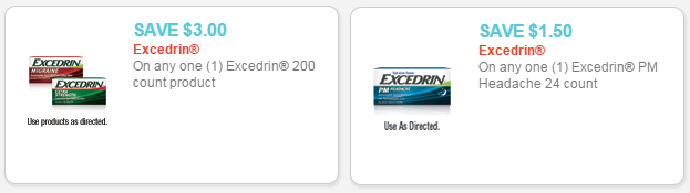 excedrin coupon