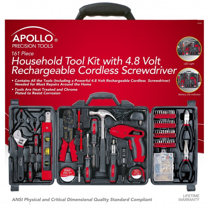 apollo tools kit 161pc