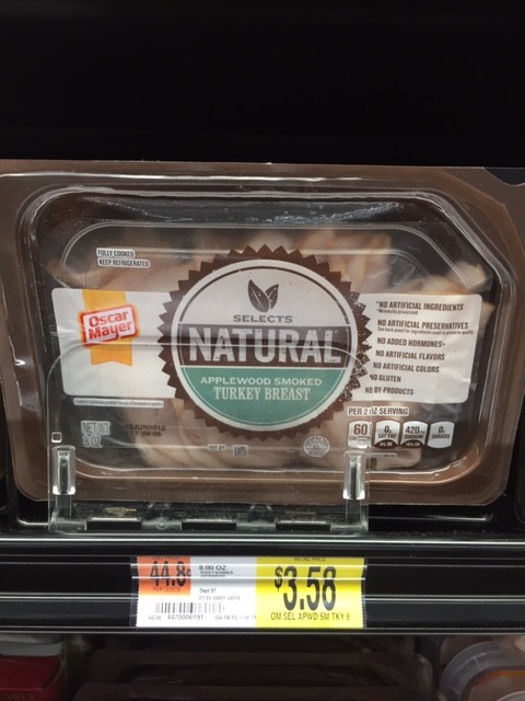 Oscar Mayer Select Naturals at Walmart