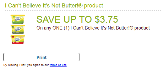 i cant believe its not butter coupon