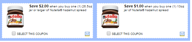 nutella coupon