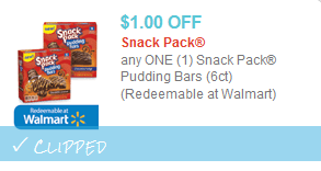 snack pack bar coupon