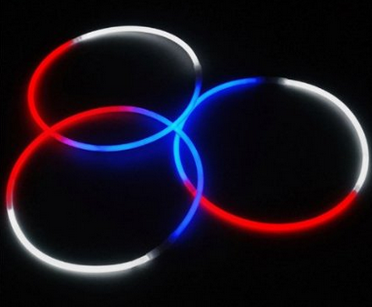 red white blue necklaces