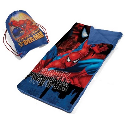spiderman slumber bag set