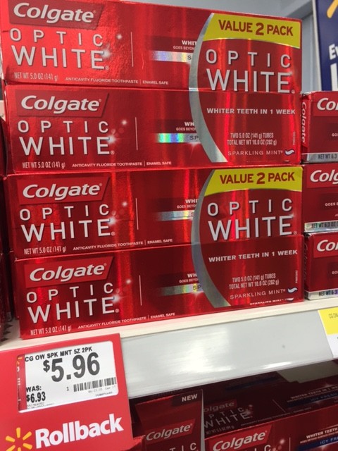 Colgate Optic White Twin Pack