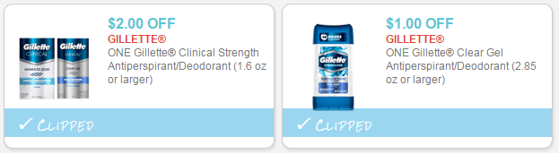 Gillette coupons