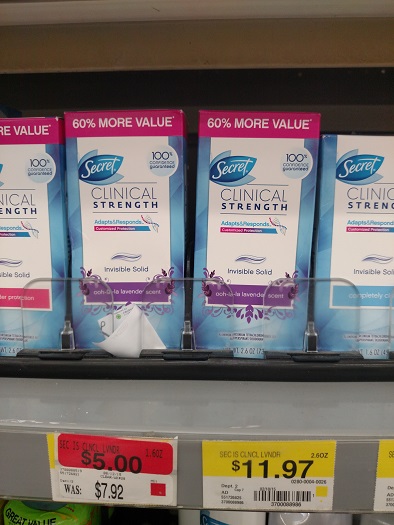 Secret Clinical deodorant