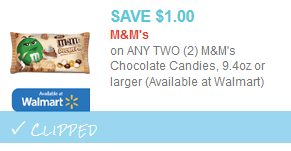 M&M coupon