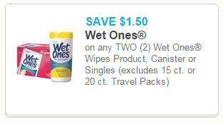 WET ONE COUPON