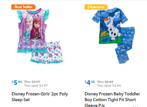 frozen pjs