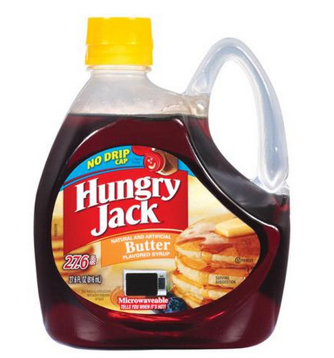 hungry jack microwavable syrup
