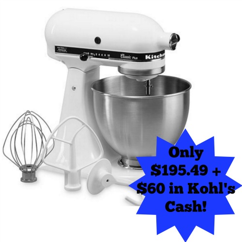 Kitchenaid mixer $145.49 Iheartthemart.com