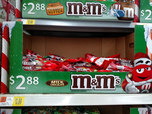M&Ms Christmas