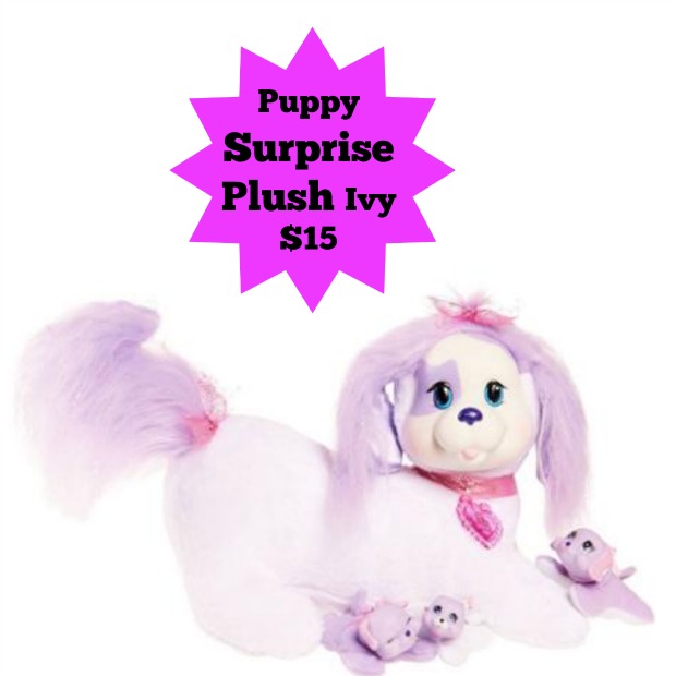 Puppy Surprise Plush Ivy $15 Black friday iheartthemart.com