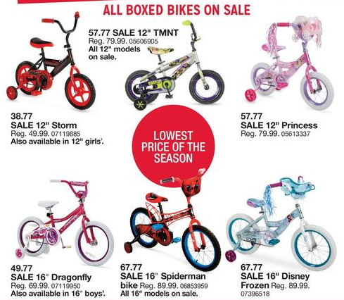spiderman bike kmart