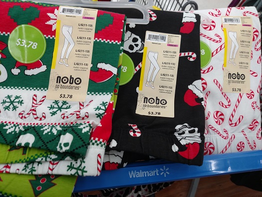 christmas leggings at walmart