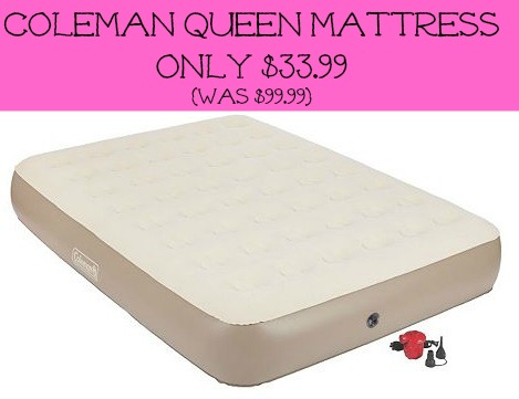 coleman mattress kohls black friday
