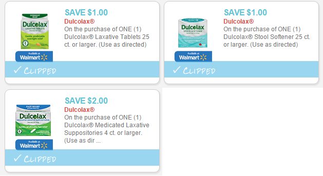 Dulcolax Laxative Coupons