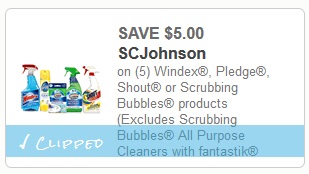 sc johnson coupon
