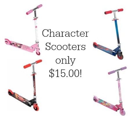 kids character scooter