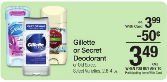 secret deodorant