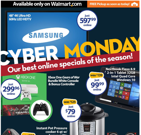 walmart cyber monday ad