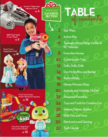 walmart holiday toy catalog